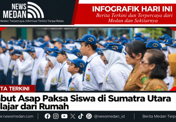 Infografik Siswa Belajar dari Rumah