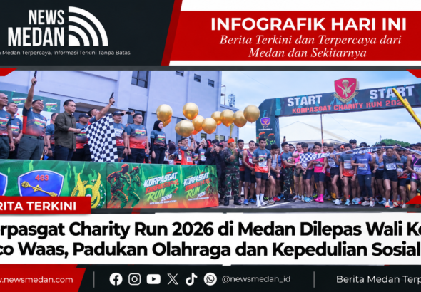 Korpasgat Charity Run 2026 di Medan