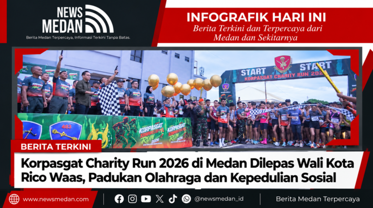 Korpasgat Charity Run 2026 di Medan